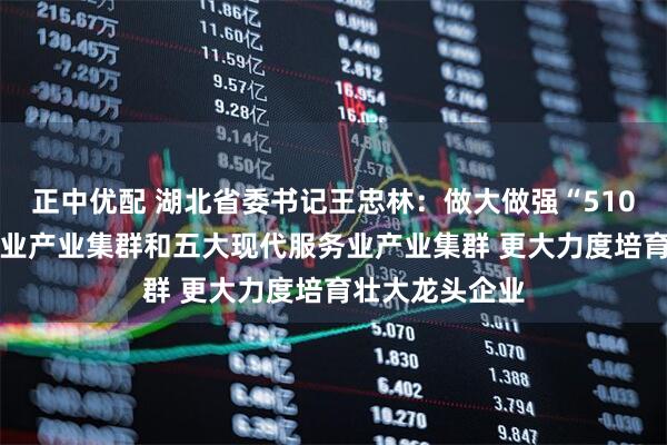正中优配 湖北省委书记王忠林：做大做强“51020”先进制造业产业集群和五大现代服务业产业集群 更大力度培育壮大龙头企业